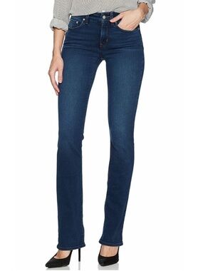NYDJ Billie Mini Bootcut Jeans - Dark Wash Sz 6